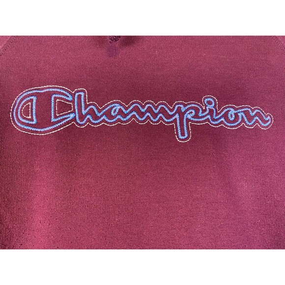 Champion Powerblend Vintage Berry Pullover Long Sleeve Hoodie Sweatshirt XL - Picture 2 of 7